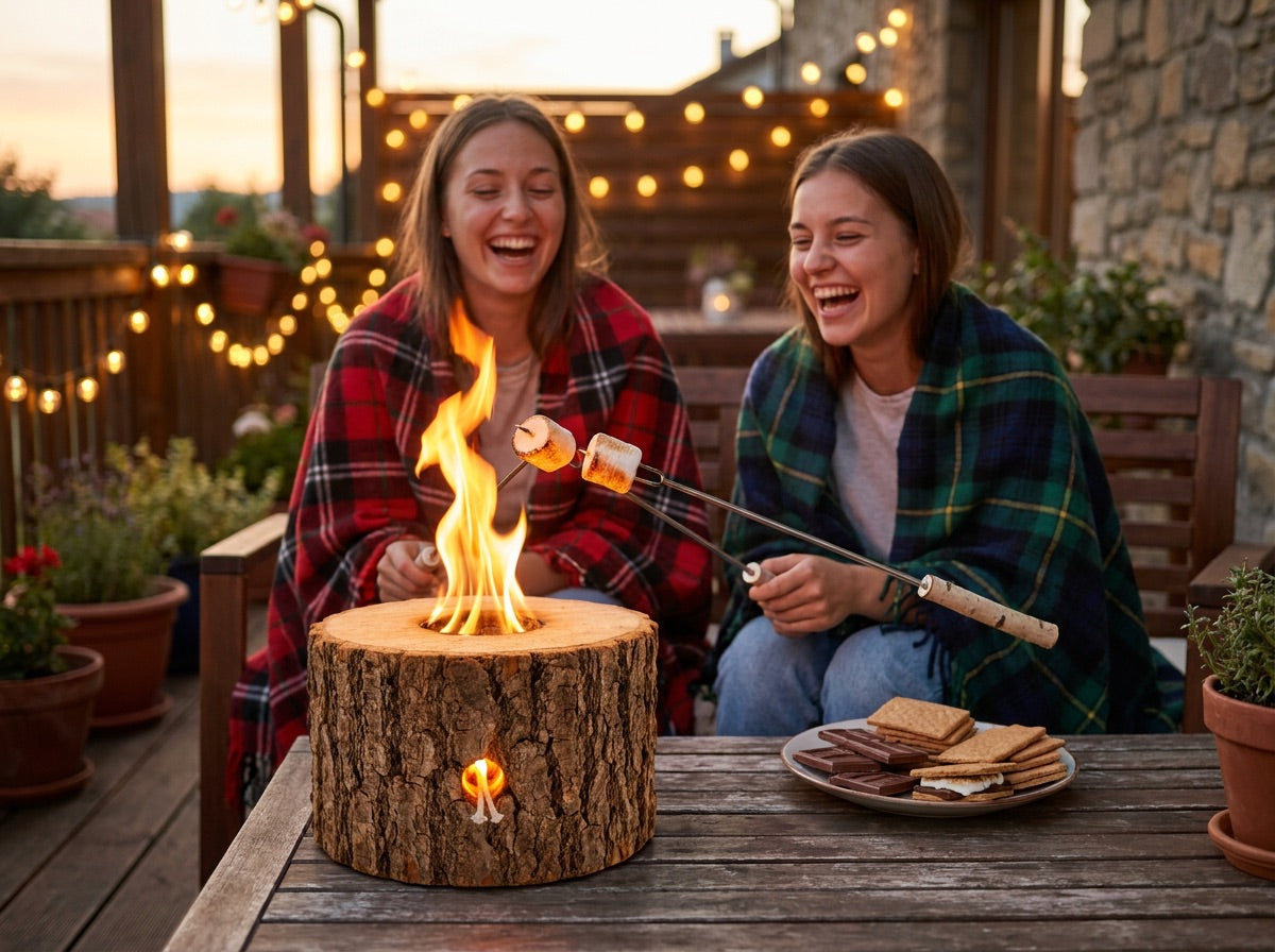 Der Moment, auf den alle warten: Marshmallows.
