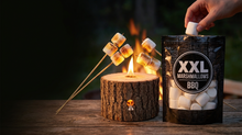 XXL Marshmallows am Feuer geröstet